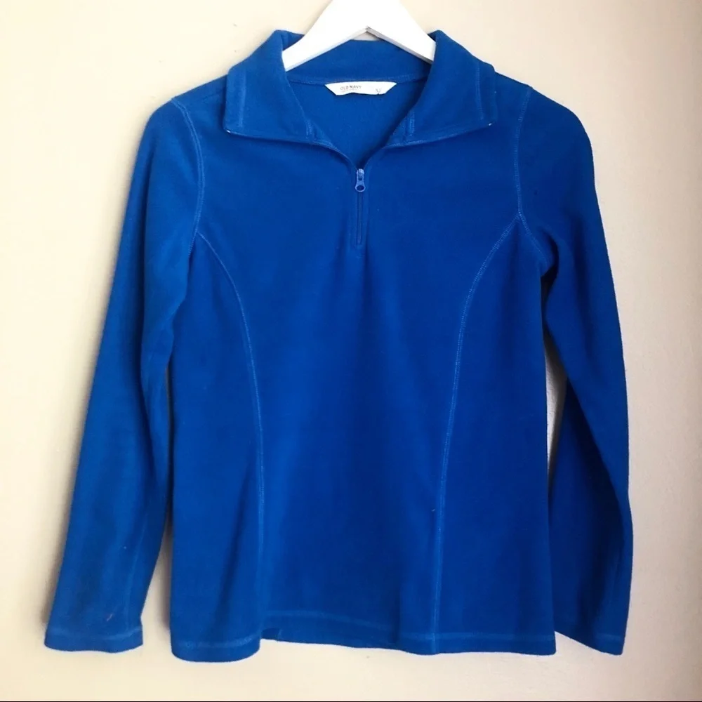[ON] Blue Fleece Quarter Zip